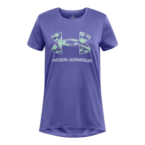 Under Armour Tech Print Fill Big Logo Short-Sleeve Shirt - Girls'