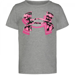 Under Armour Layer Logo SS Shirt - Girls'