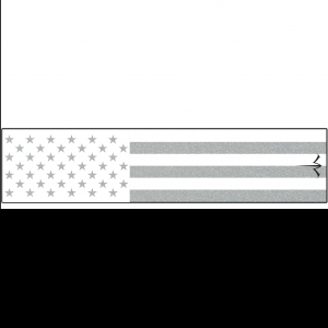 White Water Archery American Flag Reflective Arrow Wrap