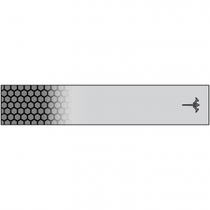 White Water Archery Reflective Gray Fade Honeycomb Arrow Wraps