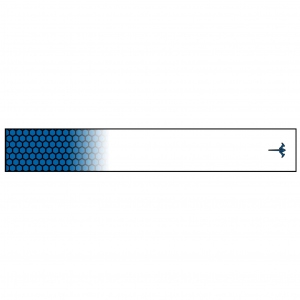 White Water Archery Honeycomb Fade To White Arrow Wraps