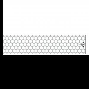 White Water Archery White Filled Honeycomb Reflective Arrow Wrap