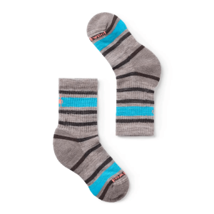 Smartwool Hike Light Cushion Striped Crew Sock - Youth
