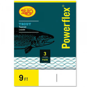 RIO Powerflex Trout Leader 9ft (3 Pack)