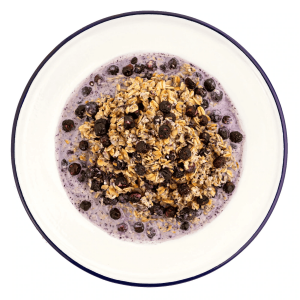 Mountain House Granola with Milk & Blueberries