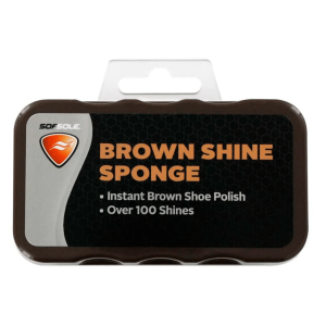 Sof Sole Brown Shine Shoe Polish Sponge