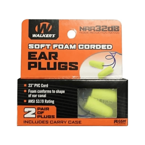 Walker's Soft Foam Corded Ear Plug
