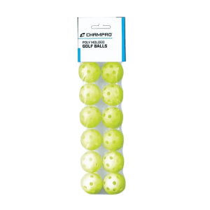 Champro Plastic Poly 5" Golf Ball - 12 Pack