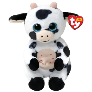 Ty Herdly Cow Beanie Boo Plush
