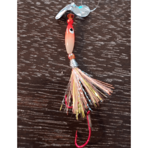 Silver Slayerz Psychedelic Guppy Spinner Lure