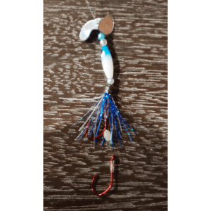 Silver Slayerz Psychedelic Guppy Spinner Lure