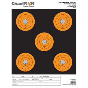 Champion Sports ShotKeeper 5 Large Bullseye Target