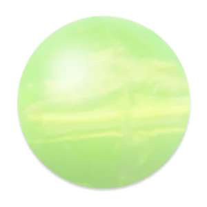 Mack's Lure Tackle 4mm Flo Chartreuse Smile Blade Round Bead