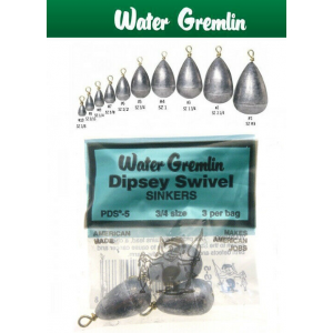 Water Gremlin Snap-loc Dipsey Swivel Sinker Selector