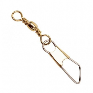 Eagle Claw Barrel Swivel with Safety Snap