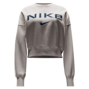Nike Sportswear Phoenix Fleece Over-Oversized Crew-Neck Logo Sweatshirt - Women's