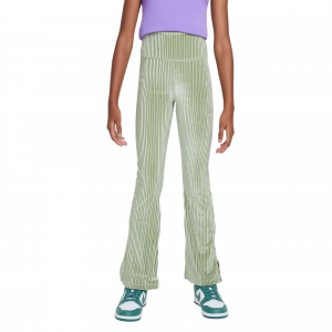 Nike Sportswear High-Waisted Flared Ribbed Legging - Girls'
