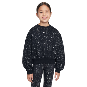 Nike Sportswear Club Fleece Boxy Shine Crew-Neck Sweatshirt - Girls'