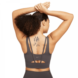 Nike Zenvy Medium-Support Padded Longline Sports Bra - Women's