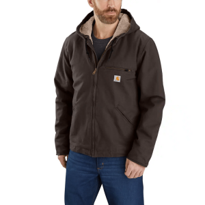Carhartt Sherpa-Lined - Relaxed Fit - Washed Duck Jacket - Men's