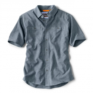 Orvis Tech Chambray Short-Sleeved Work Shirt - Men's