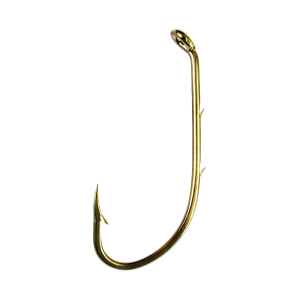 Eagle Claw Baitholder Down Eye 2 Slices Offset Hook