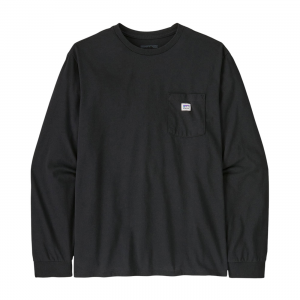 Patagonia Long Sleeve Shop Sticker Pocket Responsibili-Tee