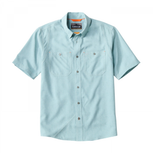 Orvis Tech Chambray Short-Sleeved Work Shirt - Men's