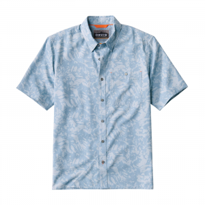 Orvis Printed Tech Chambray Short-Sleeve Shirt - Men's