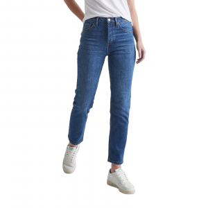 DUER Midweight Performance Denim High Rise Straight Jean - Women's