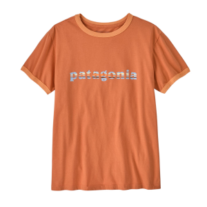 Patagonia '73 Text Logo Organic Ringer Tee - Women's