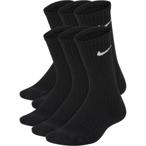 Nike Everyday Cushioned Crew Sock - Kids' (6 Pack)