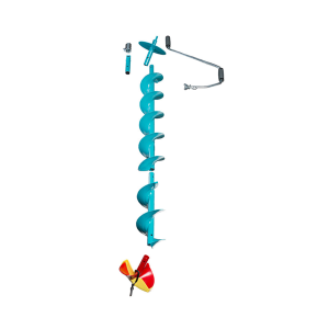 Nils 6" Ice Fishing Hand Auger Short