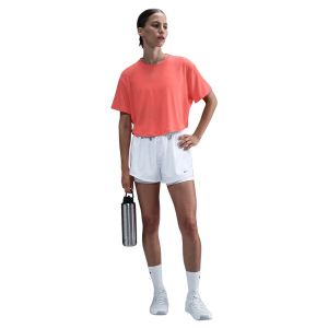 Nike One Relaxed Dri-FIT Cropped Short-Sleeved Top - Women's