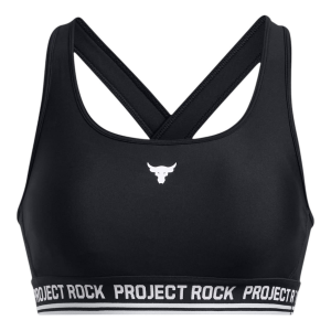 Under Armour Project Rock Crossback Mid Bra - Women's