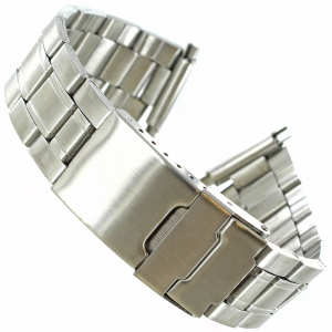 Speidel Silver Stainless Steel Straight End Watch Band
