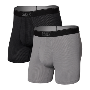 SAXX Quest Quick Dry Mesh Boxer Brief Fly - Men's (2 Pack)