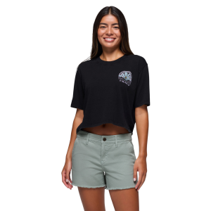 prAna Everyday Vintage-Washed Graphic Crop T-Shirt - Women's