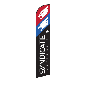Hyperlite Syndicate Waterskis Feather Flag