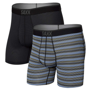 SAXX Quest Quick Dry Mesh Boxer Brief Fly - Men's (2 Pack)