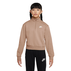Nike Sportswear Club Half-Zip LBR Fleece Pullover - Girls'