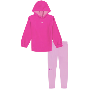 Under Armour UA Rib Velour Tunic Top Set - Girls'