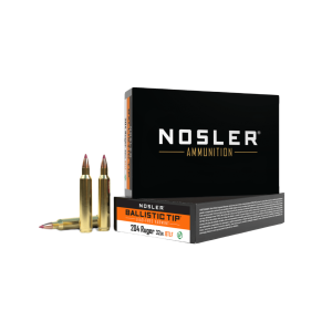 Nosler Ballistic Tip 204 Ruger 32 Grain BT Ammunition 20 Rounds