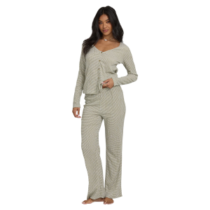 Billabong Hot Check Knit Long-Sleeve Button-Up Shirt - Women's