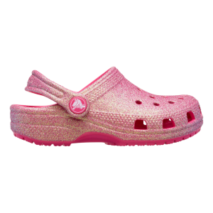 Crocs Classic Iridescent Glitter Clog - Toddler