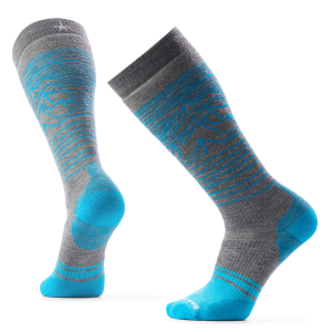 Smartwool Snowboard Full Cushion Iguchi Pattern Over The Calf Sock