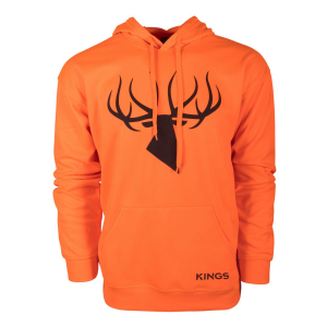 King's Camo Blaze Orange Poly Hoodie - Men's