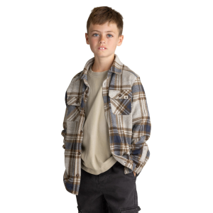 LIV Outdoor Lichen Stretch Flannel Long-Sleeve T-Shirt - Boys'