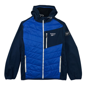 Reebok Soft Woven Quilted Hooded Jacket - Men's