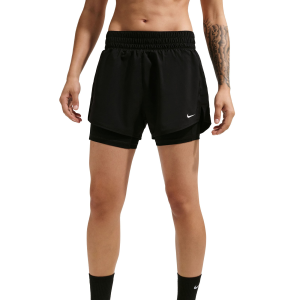 Nike One Dri-Fit High-Waisted 3" 2-in-1 Shorts - Women's